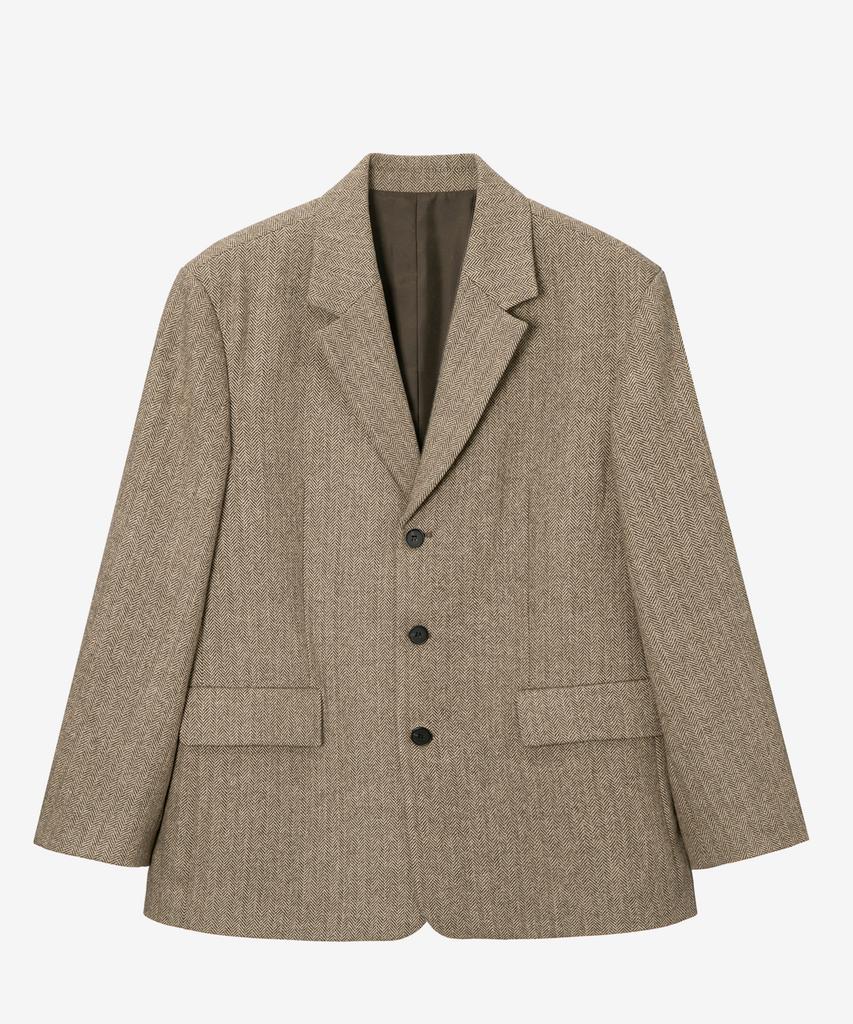 Mindbridge [Couture] Herringbone Oversized Jacket