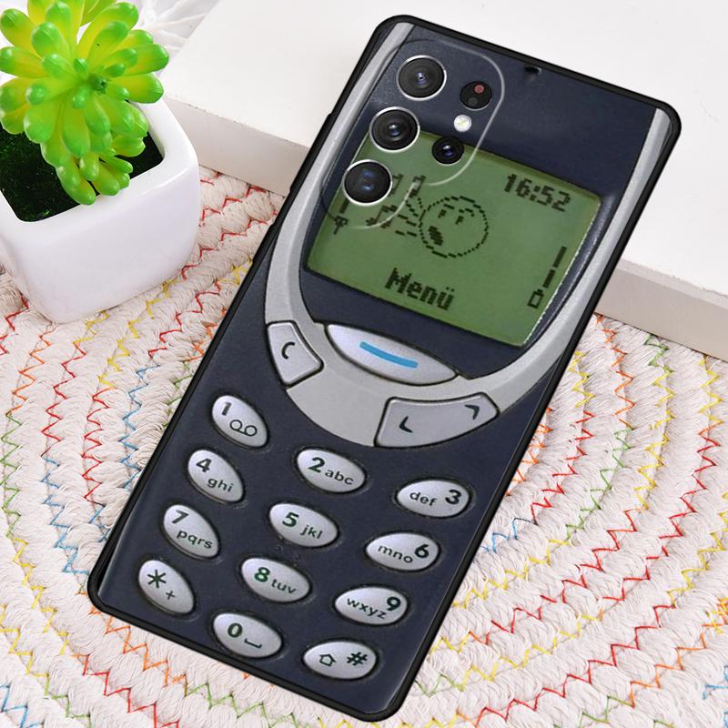 Retro mobile TPU Phone Case For Samsung Galaxy note 10 pro S26 S25 S24 S23 S22 Ultra Plus S21 FE S20 Shockproof Cover