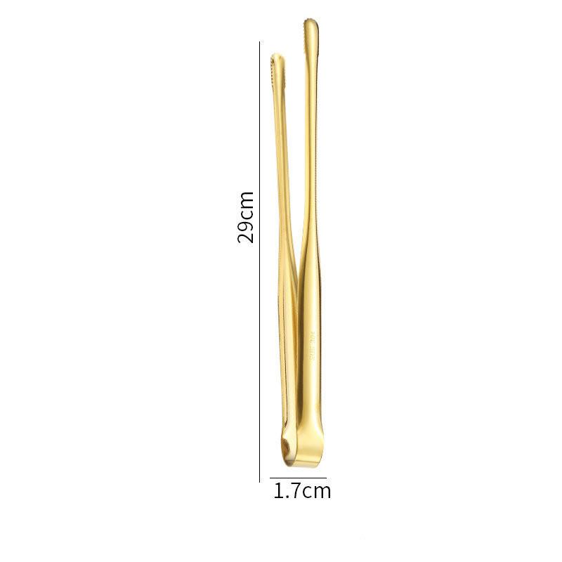 1pcs Stainless Steel Grill Tongs Cooking Utensils for BBQ Baking Silver Kitchen Accessories Camping Supplies