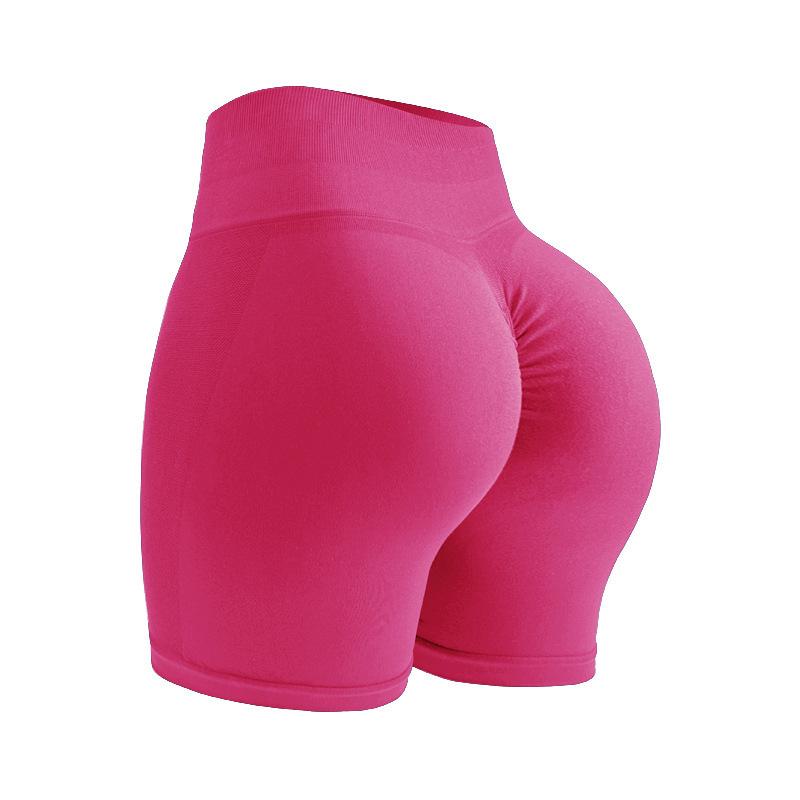 Yoga Shorts Nude Peach Buttocks Tight Fit High Waist Seamless Fitness Exercise Yoga Shorts For Women