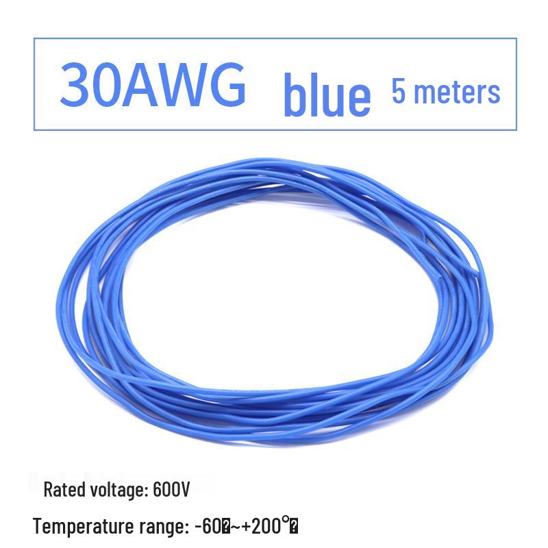

Високотемпературний силіконовий провід 3135, 10-30 AWG, 600 В, луджений мідний сердечник для модельної авіації та літієвих батарей.