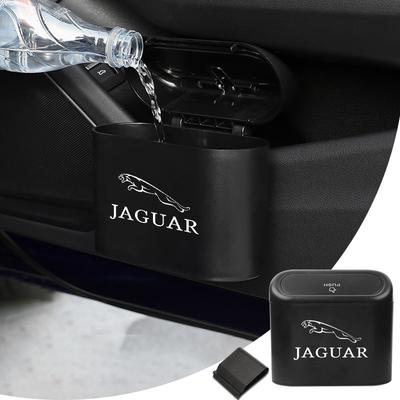 Auto Fahrzeug Case Aufbewahrungsbox Schwarzer ABS Quadratischer Drück-Mülleimer Für-XE XJ XS B99 X-TYPE F-PACE I-PACE E-PACE F-PACE S-TYPE C-TYPE C-X16 C- X75