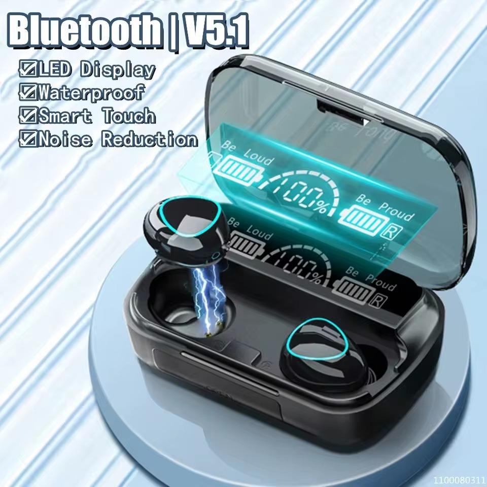 

3500 мАч беспроводные наушники Bluetooth 5.1 HiFi стерео наушники шумоподавление наушники светодиодный дисплей гарнитура с микрофоном