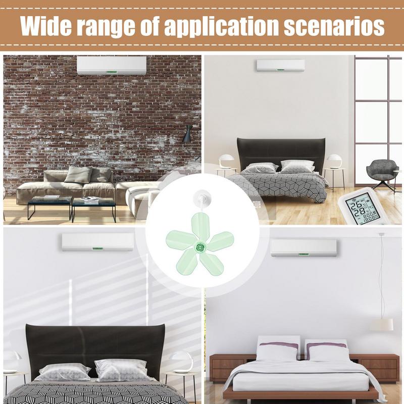 Air Conditioner Vent Deflector Air Conditioner Wind Shield Fan Wind Deflector 3pcs Anti Direct Blowing Windshield Air