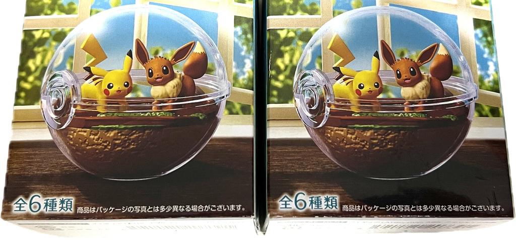 [Set of 2] Re-Ment Terrarium 13 Latias Style + Magmarashi Style Miniature Figure Tabletop Decor Animal