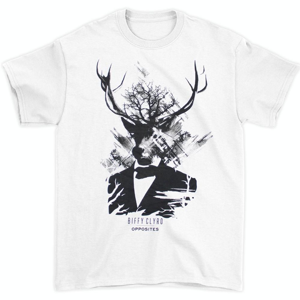

Men s Biffy Clyro Opposites T-shirt X White M