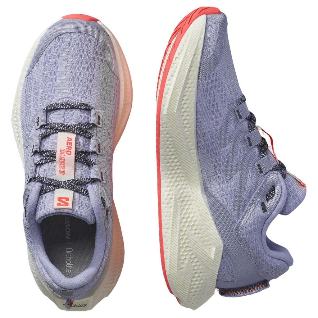 SALOMON Aero Glide 3 Versatile Comfortable Lightweight Low-Top Running Shoes Women Running Shoes Purple 477594