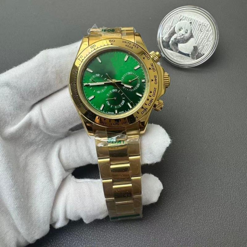 Panda Eye Daytona Men's Mechanical Watch Yacht Luminous Three Eyes Six Needles
