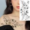 Fake Body Tattoo Temporary Body Art Universal Beautiful Rose Tattoo Decal Personal Use