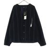 Unused NEEDLES Needles Collaboration One-point Embroidery Stripe Pattern Long Sleeve Oversized Fleece Cardigan Men's Used