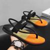 Vietnamese Flip-flops Men's Summer Wear Non-slip Driving Dual-purpose Beach Sandals Personalized Pinch Casual Men's Slippers