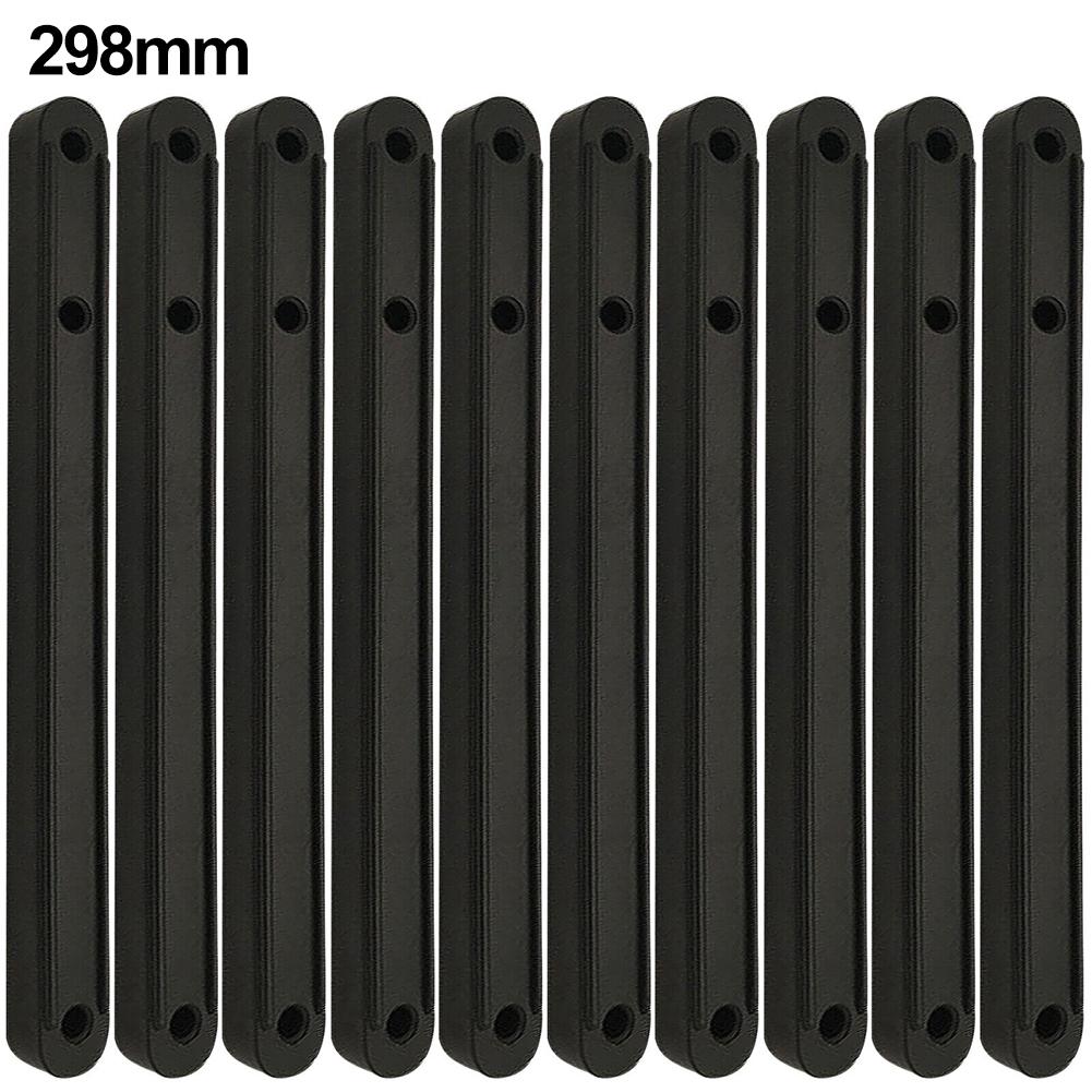 10pcs Draw Rail Plastic Drawer Slides 180/235/298mm Draw Runners Replacement Wardrobe Guide Rail Furniture Hardware