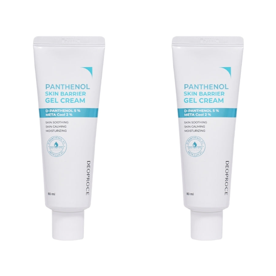 Deoproce Panthenol Skin Barrier Gel Cream 80ml*1Pc/2Pcs/3Pcs/4Pcs
