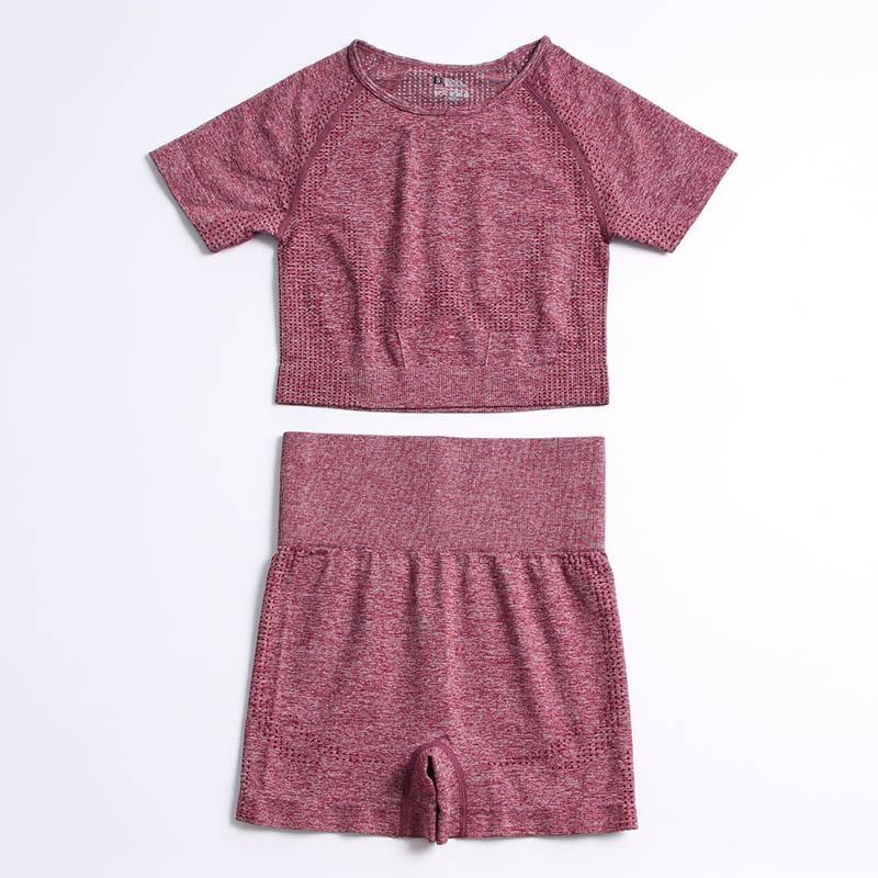 New European & American Women's Quick-Dry Yoga Set: Long Sleeve Top, Sport Vest, Tight Pants.