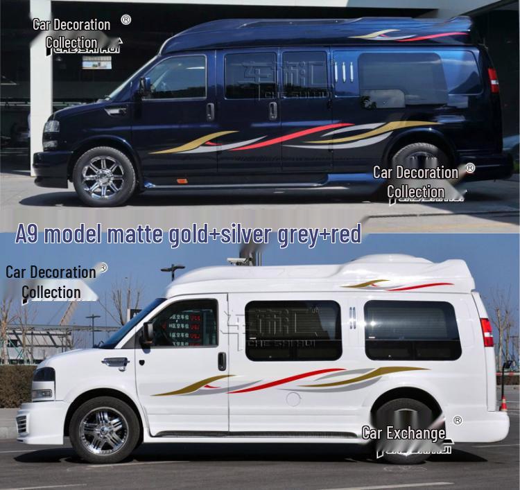 GMC Savana Business Star Decorative Car Stripes Decals