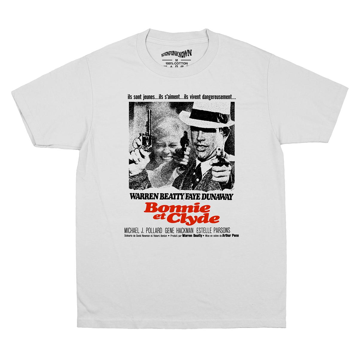 Bonnie and Clyde TShirt Thelma Louise Natural Born Killers Movie White Cotton Unisexs Clothing Short Sleeve Summer Clothing Shirt S