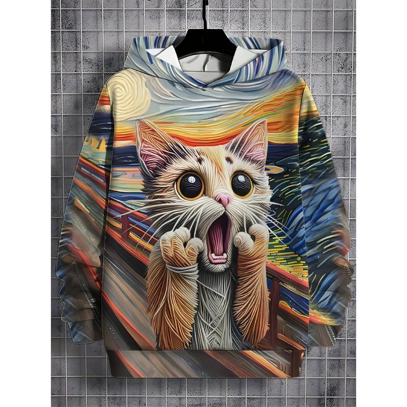 Fashion Men's Hoodie 3D Print Hoodies Spring And Autumn Street Casual Boy Sweatshirt Women's Oversized Top Clothing