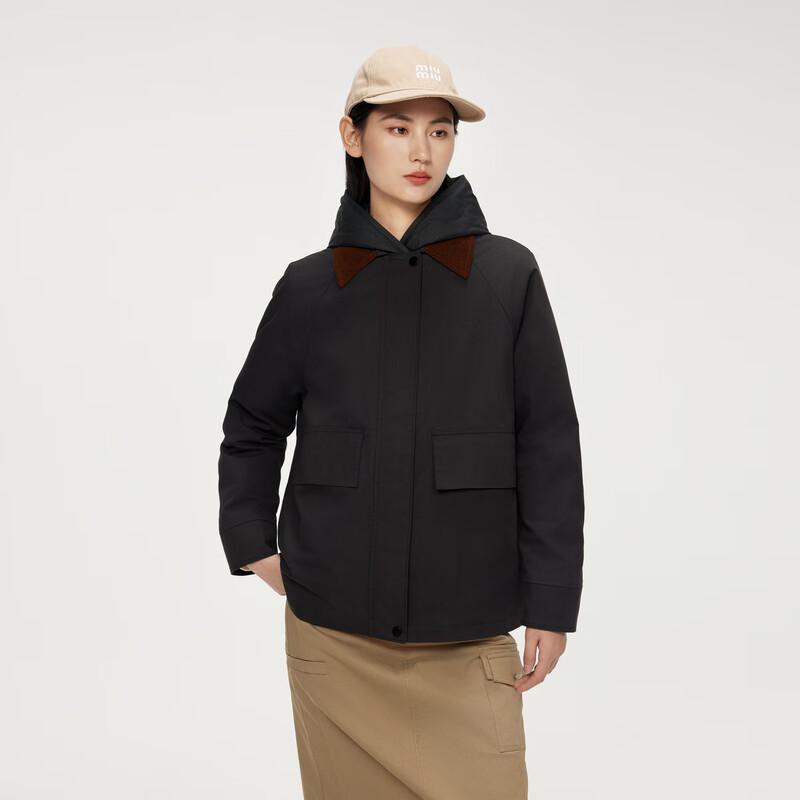 Aileiyi Women's Workwear Style Lightweight Two-Piece Down Jacket