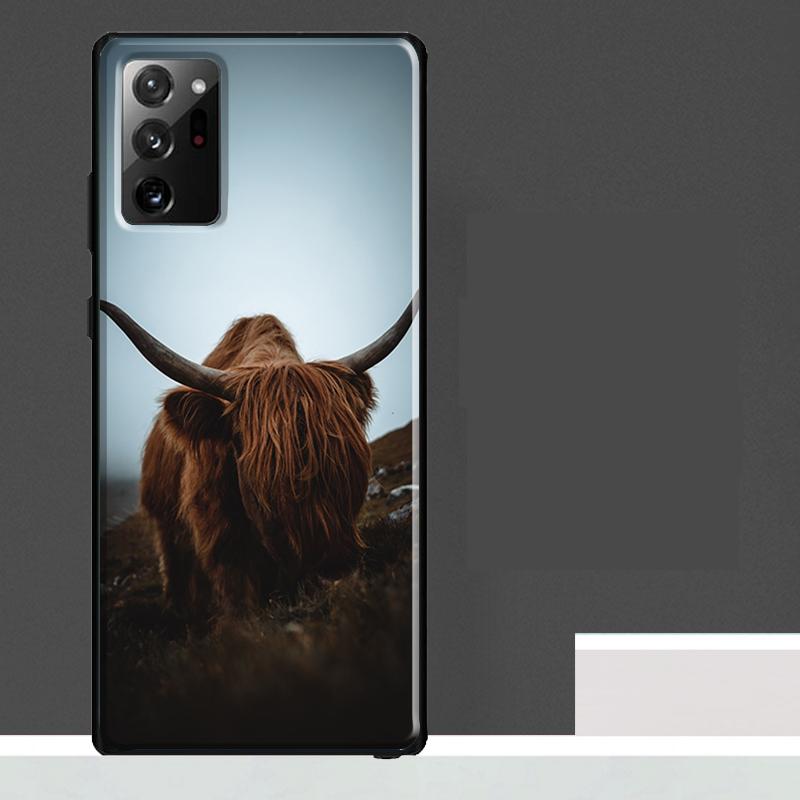 Hochlandrinder Hülle Für Samsung Galaxy S25 S24 S23 Ultra S9 S10 S20 S21 S22 Plus S23 FE S25 FE Handyhülle