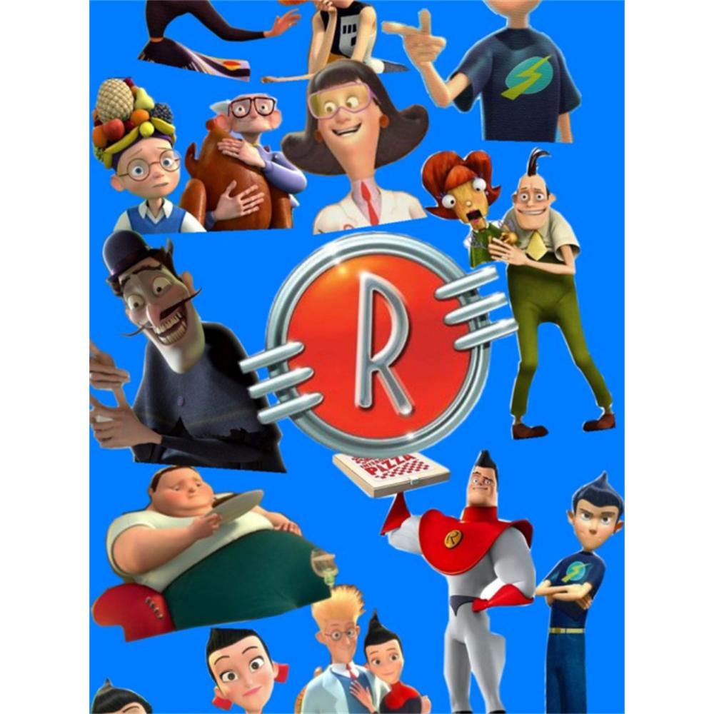 

Disney 5D DIY Diamond Painting Robinson Family Badge Illustration Cartoon Full Diamond Mosaic Art Wall Decoration Set Round 20x30cm