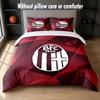 Bologna FC Design Bed Bedding Set 1 Duvet Cover + 2 Pillowcases Soft Breathable Household Bed Linens