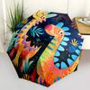 1pc Dino Jungle Automatic Open/Close Umbrella Compact Folding Umbrella, All-Season Portable Umbrella for Women/Men F1124111