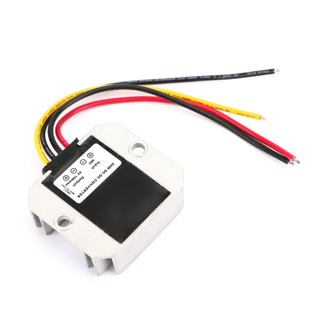 WaterProof 48V To 5V 10A Step Down DC/DC Power Converter Regulator