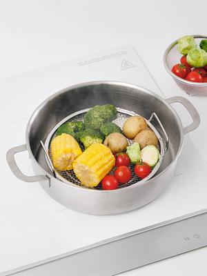 Reborn. J All-Stainless Steel Handled Tray 19cm / Mesh Tray Frying Net