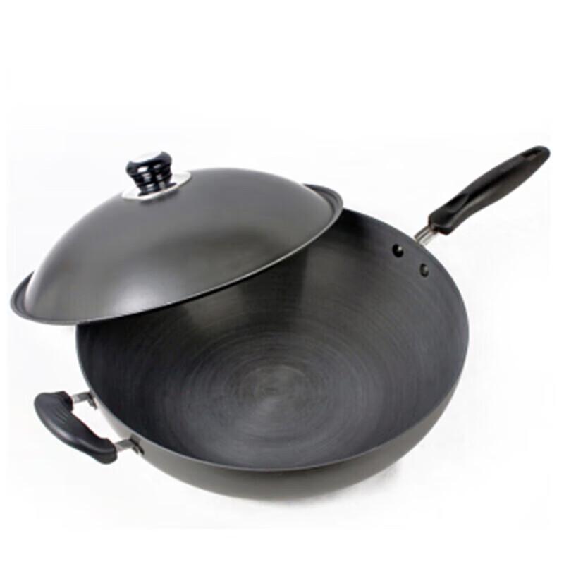 SUPOR 34cm Cast Iron Stir-fry Wok