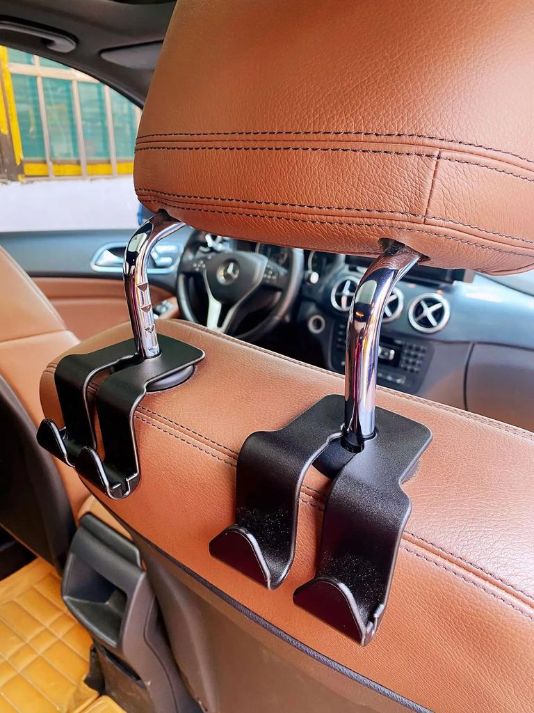 Universal Car Seat Back Headrest Hanger Hook Phone Holder Handbag Purse Hanger Fastener Clip Car Interior Accessories