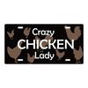 Vintage Metal Chicken Licenses Plate Signs Decor Plaque Metal Decoration for Hen House Door Farmhouse