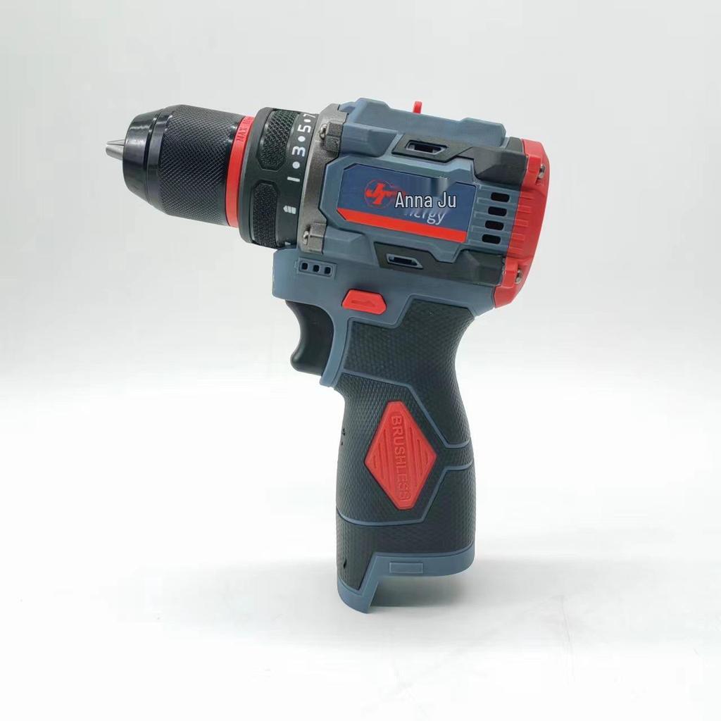 16.8V Brushless Handheld Electric Drill & Screwdriver with Rechargeable Lithium Battery and Impact Feature