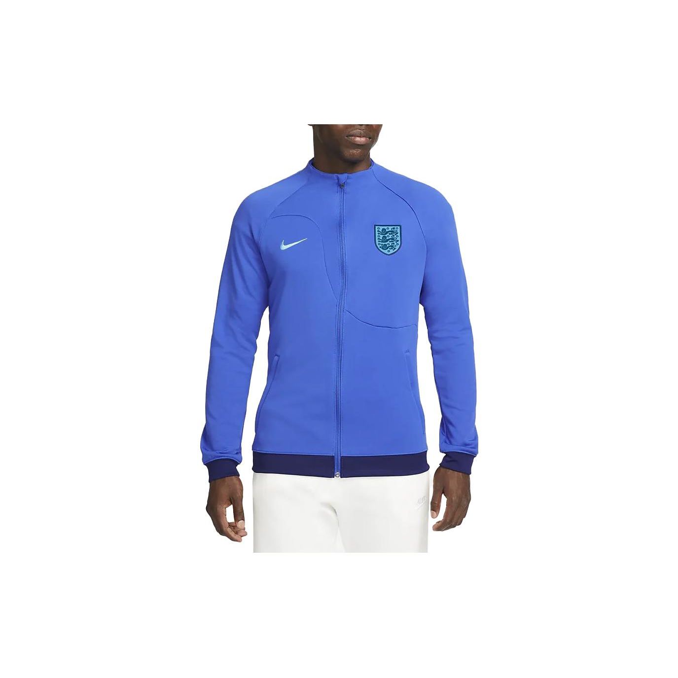 

Nike Футбольная тренировочная спортивная серия England Academy Pro Football Training Leisure Series с принтом логотипа Slim Jacket Men Jacket Blue DH4744-480