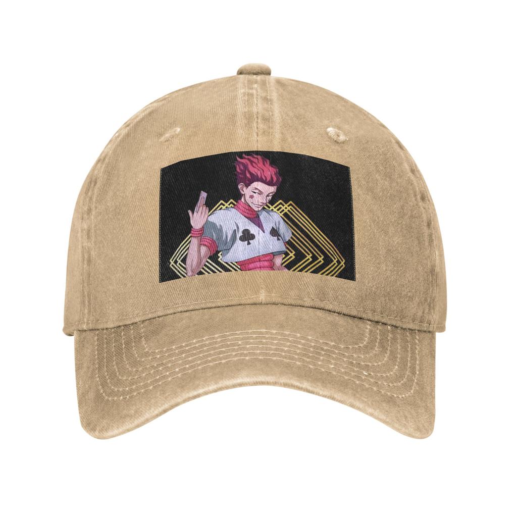 Hisoka Anime Hunter X Hunter Phantom Troupe Chrollo Denim Fabric Cap Casual Baseball Caps Hat Summer Unisex Baseball Hats