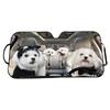 Car Sun Shade Windshield Bengal Cat Driver, Shocked Funny Cat Car Front Window Sunshades Cover, Keep Vehicle Cool UV