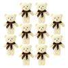 ERINGOGO Keychains, Set of 40 Mini Bear Plush Toys with Hanging Chains, Bag Charms, DIY Decorations, Gifts, Lightweight and Compact