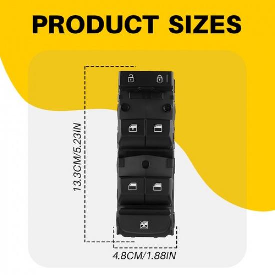 Master Control Switch Window For Kia Forte -21 Front Left Side 93571-M6100