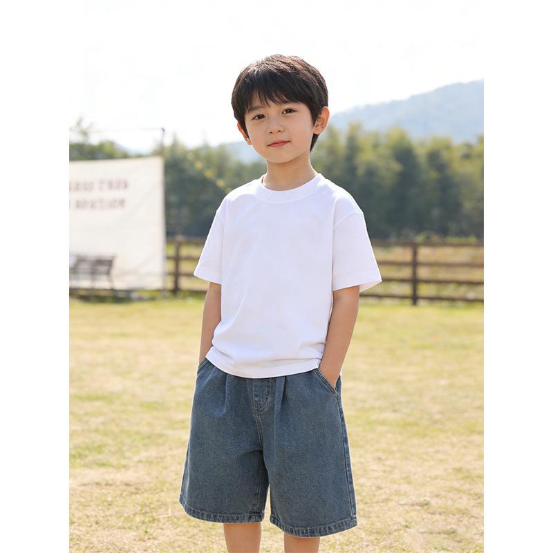 230g Kids' Cool-Feel UV-Protective Quick-Dry Moisture-Wicking Round Neck Tee