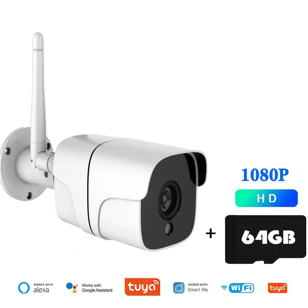 Tuya 5G Wifi IP Outdoor Bullet 5MP Home Security Camera Motion Detection 1080P HD Color Night Vision Audio Surveillance