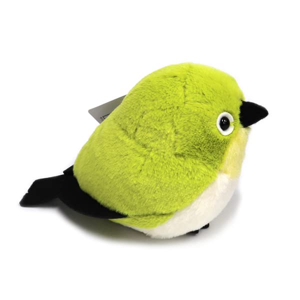 Plush Toy Small Bird Gift Birthday White-eye (Single Item) [kotori smile]