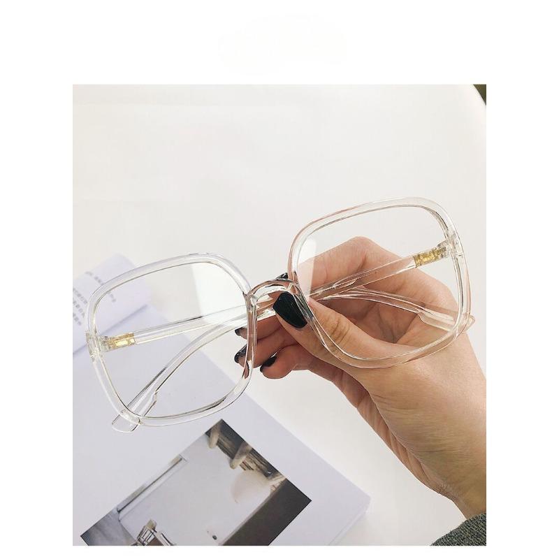 

Очки в большой оправе, интернет-знаменитости, модное зеркало с анти-синим светом, корейский стиль, уличная фотография, плоское зеркало, очки для крупного плана -600