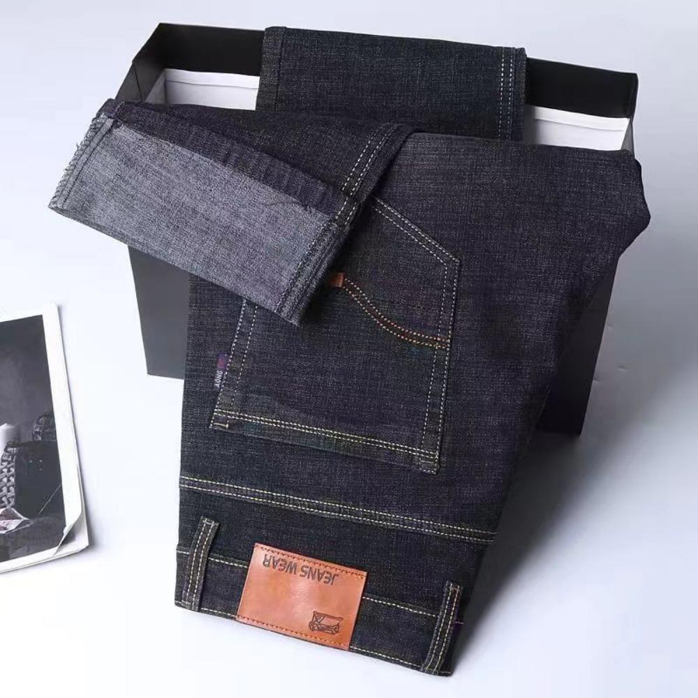 Spring and Summer Men's Casual Pants, Straight Loose Business Long Pants, Large-sized Casual Men's Pants