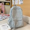 Mochila Fashion em Forma de Estrela Casual Diária Grande Capacidade Mochila Escolar para Estudantes Design Minimalista para Deslocamento Viagem com Detalhes de Franja
