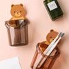 Storage Box Bear Shaped Cute Toothpaste Rack Razor Stand Toothbrush Holder Cup Organizer