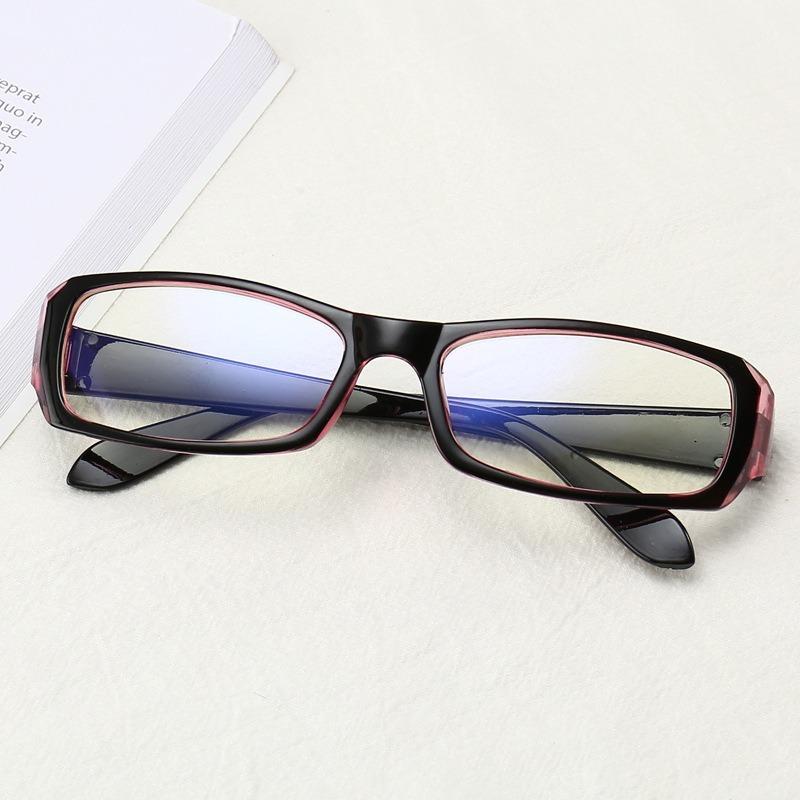 Korean Style Small Square Glasses Anti Blue Light Flat Glasses Fashionable Computer Glasses for Women Y2k Retro Eyewear