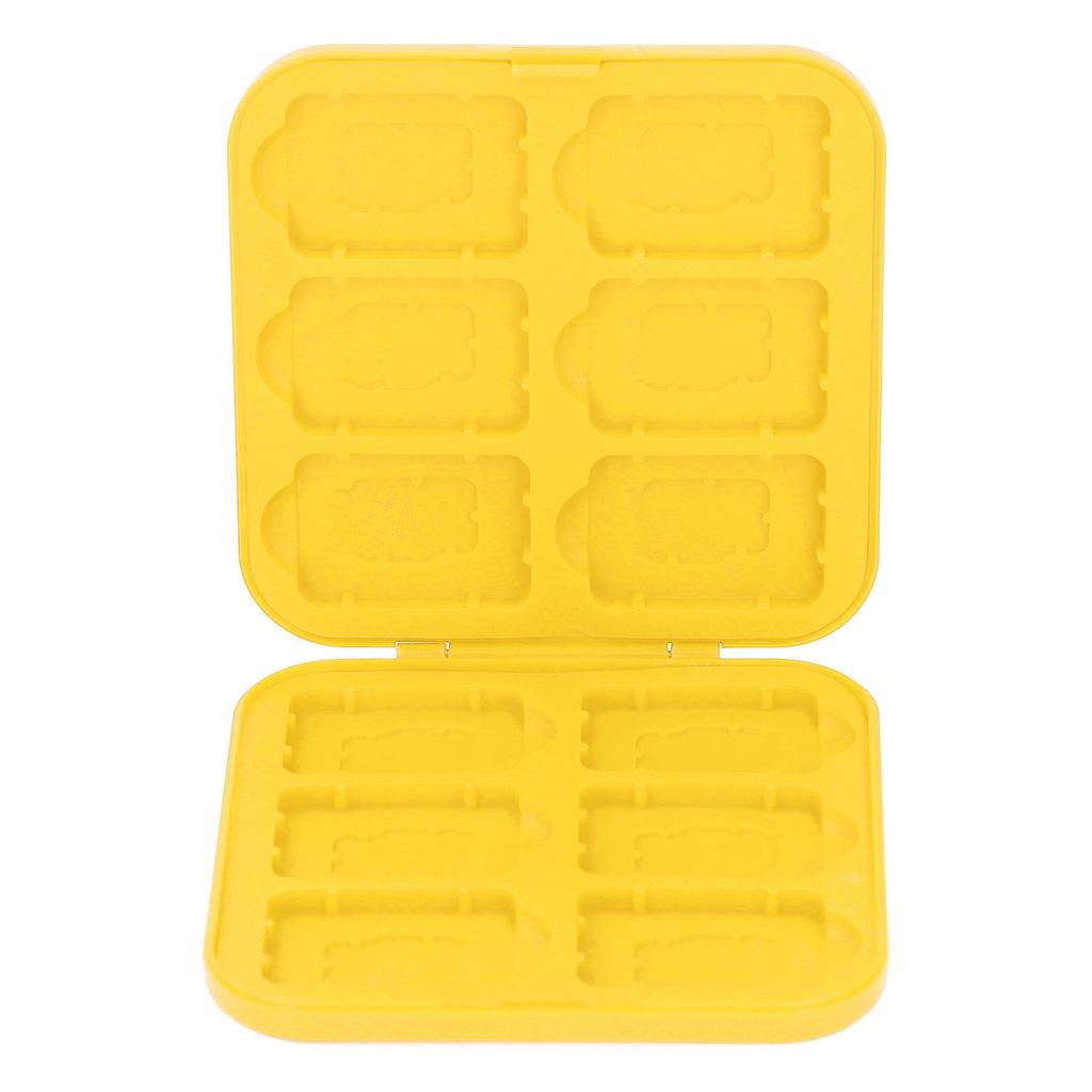 12 in 1 Game Card Case for Switch 12 Cartridge Slots Silicon Game Card Holder Storage Case for Storage Card SDHC Memory