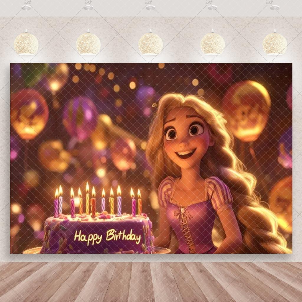 BEPAN Fundal Tematic Magic Rapunzel Personalizabil Decorațiuni și Accesorii Petrecere de Ziua de Naștere Fetiță Fundal Baby Shower Poster Cameră