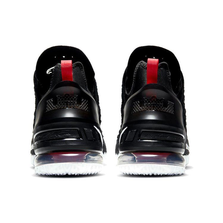 Nike Lebron 18 James Comfortable Round Toe Textile, Synthetic Leather Cushioning Slip Resistant Abrasion Resistant CQ9283-001