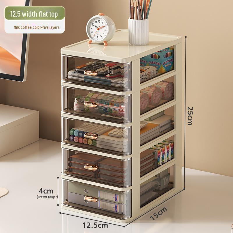 Plastic Drawer Desktop Organizer for Stationery and Cosmetics