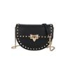 This year's popular small bag 2025 new Korean version fashion rivet shoulder bag women's versatile chain saddle bag tide